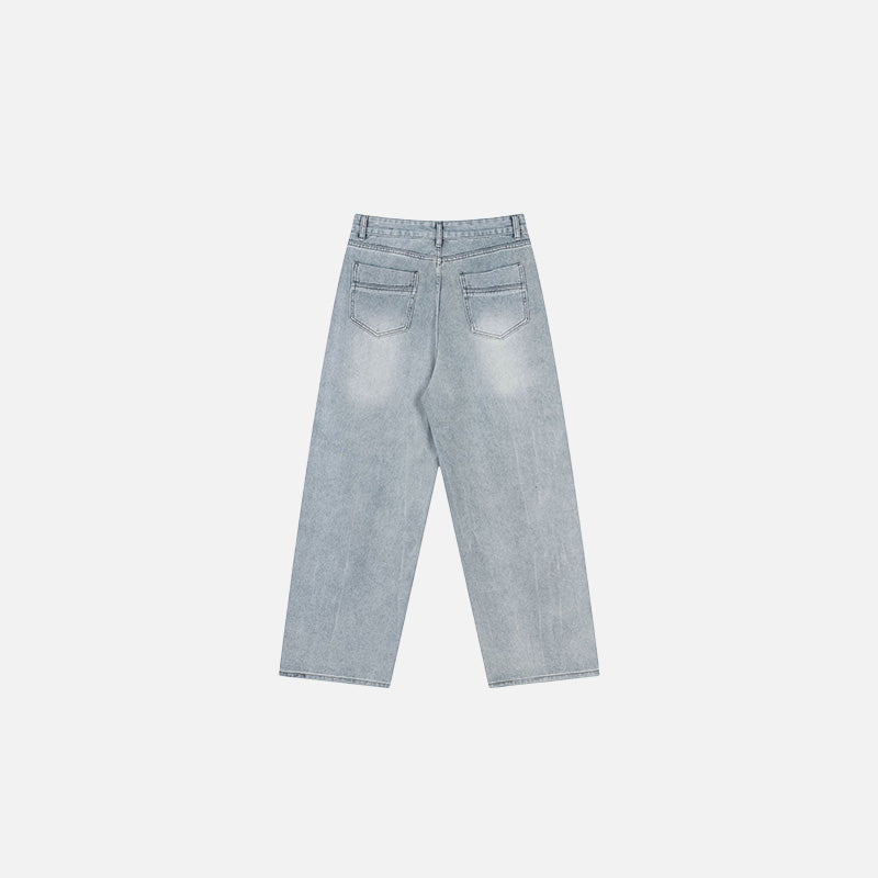 Urban Reversed Straight-Leg Jeans