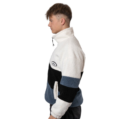 Retro Fleece grau