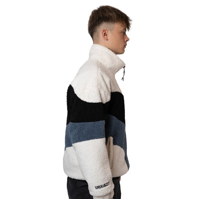 Retro Fleece grau