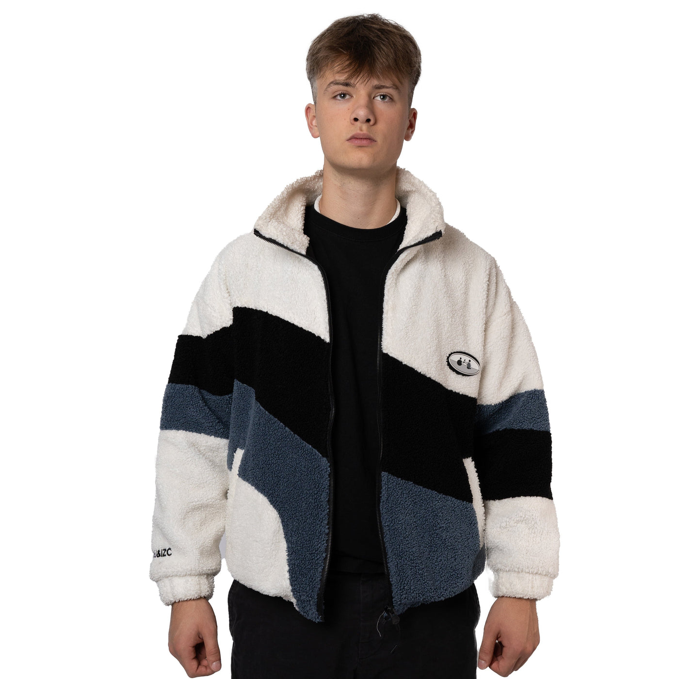 Retro Fleece grau