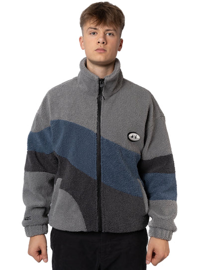 Retro Fleece schwarz