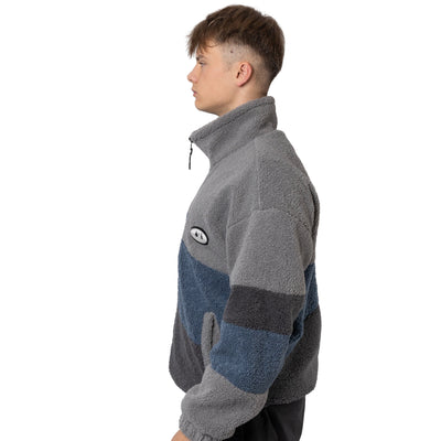 Retro Fleece grau