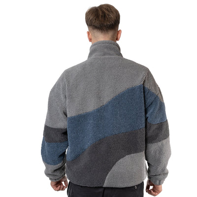 Retro Fleece grau