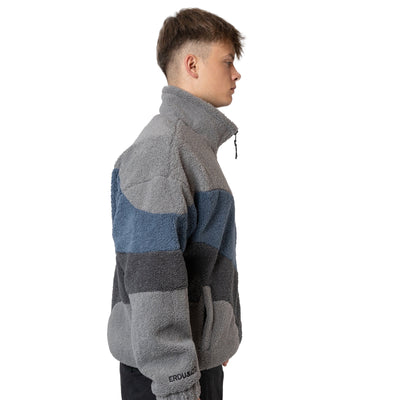 Retro Fleece grau