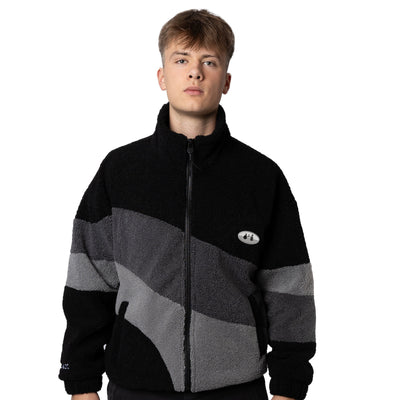 Retro Fleece grau