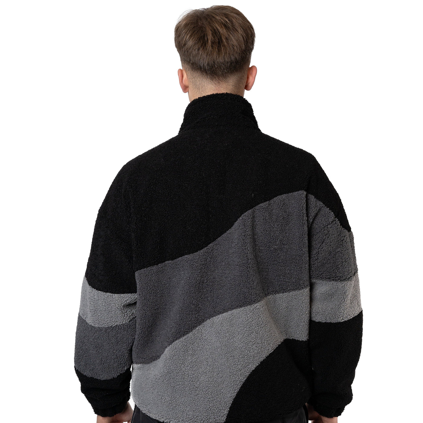 Retro Fleece grau