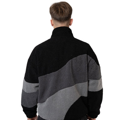 Retro Fleece grau
