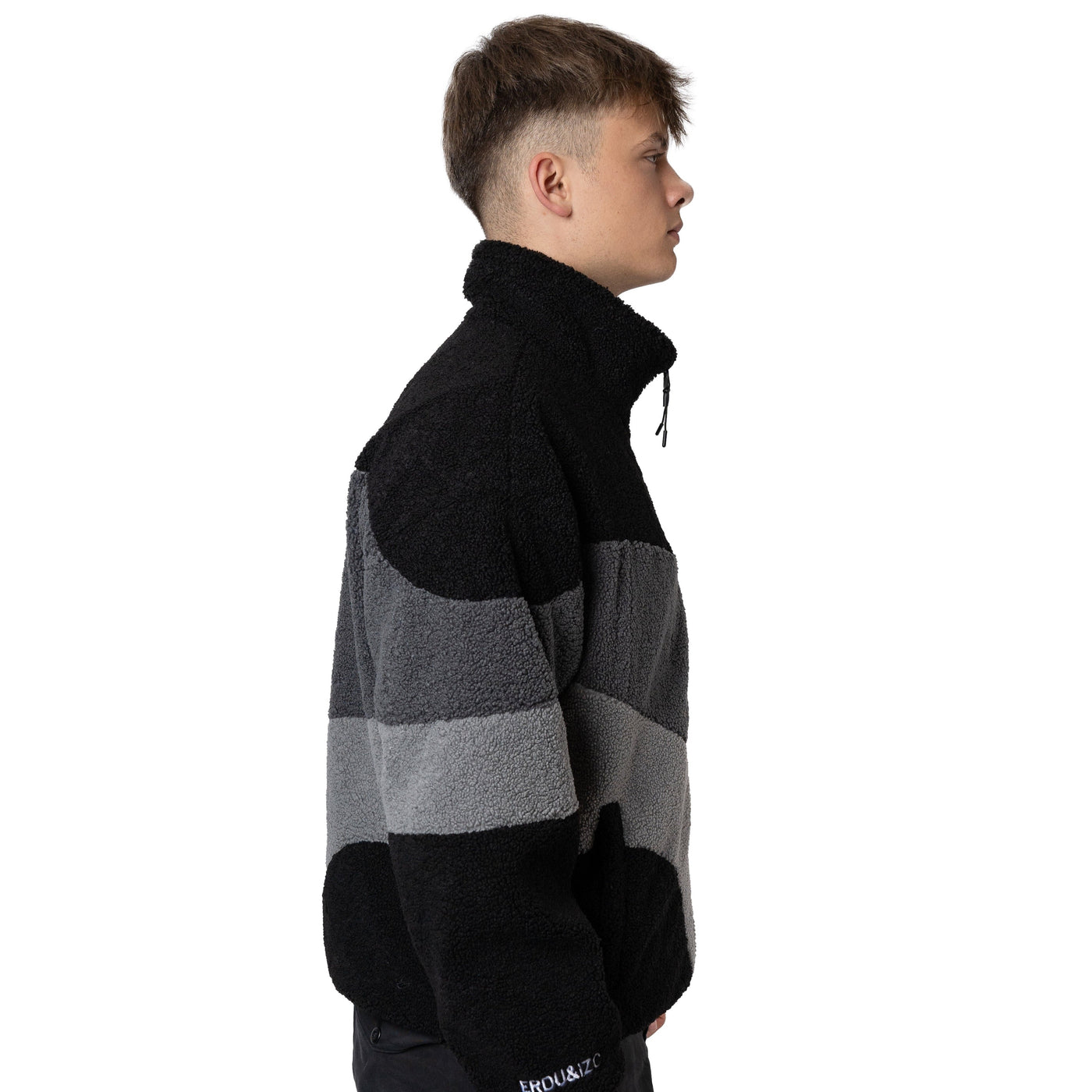 Retro Fleece grau