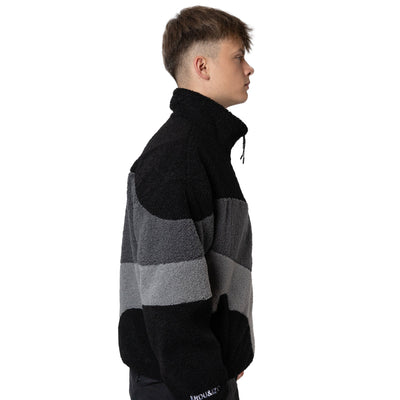 Retro Fleece grau