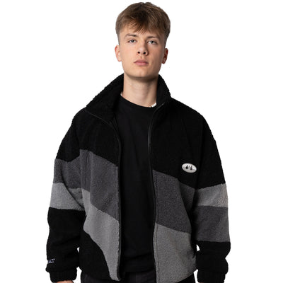 Retro Fleece grau