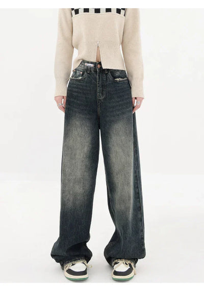 Stone Wide-Leg Women's Jeans