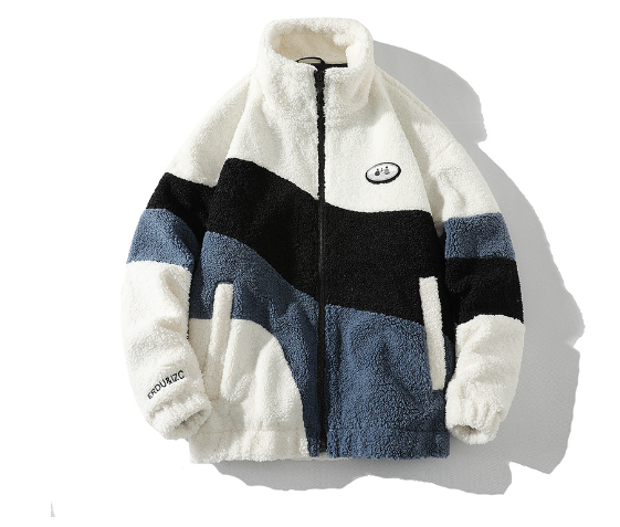Retro Fleece grau