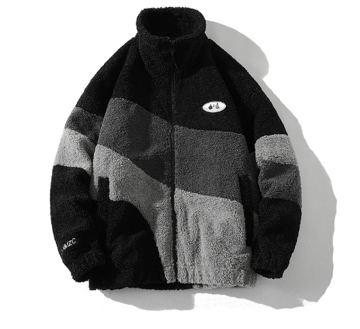 Retro Fleece grau