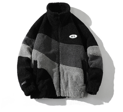 Retro Fleece grau